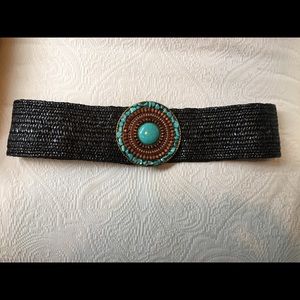 ❤️Black Stretch Belt w/ Beautiful Buckle